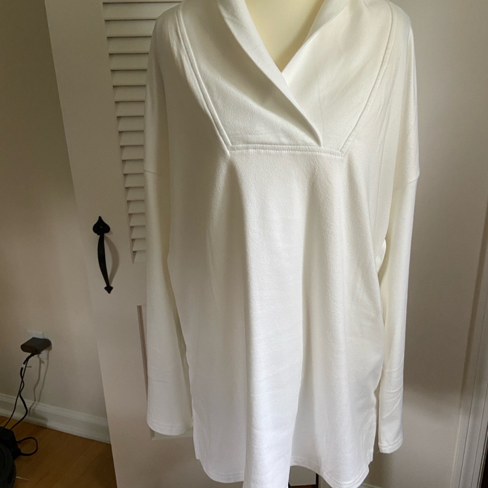 White Long Sleeve Top